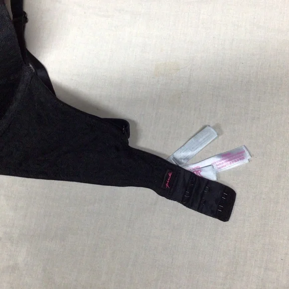 PINK Victoria's Secret Black Lace Bra - Picture 3 of 9